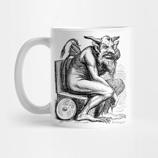 Belphegor Demon on a Toilet Mug